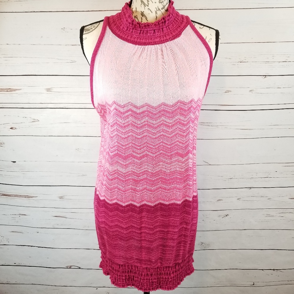 Lane Bryant Sleeveless Mock Neck Halter Top 14/16